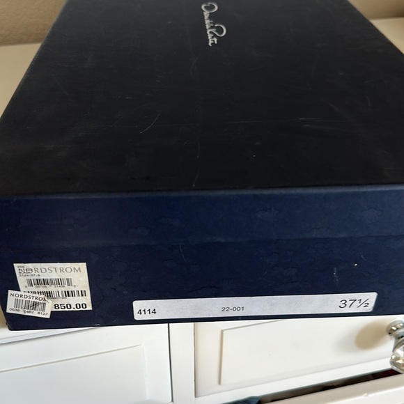 Oscar de la renta - black suede knee high boots size 7 1/2 - Picture 13 of 14